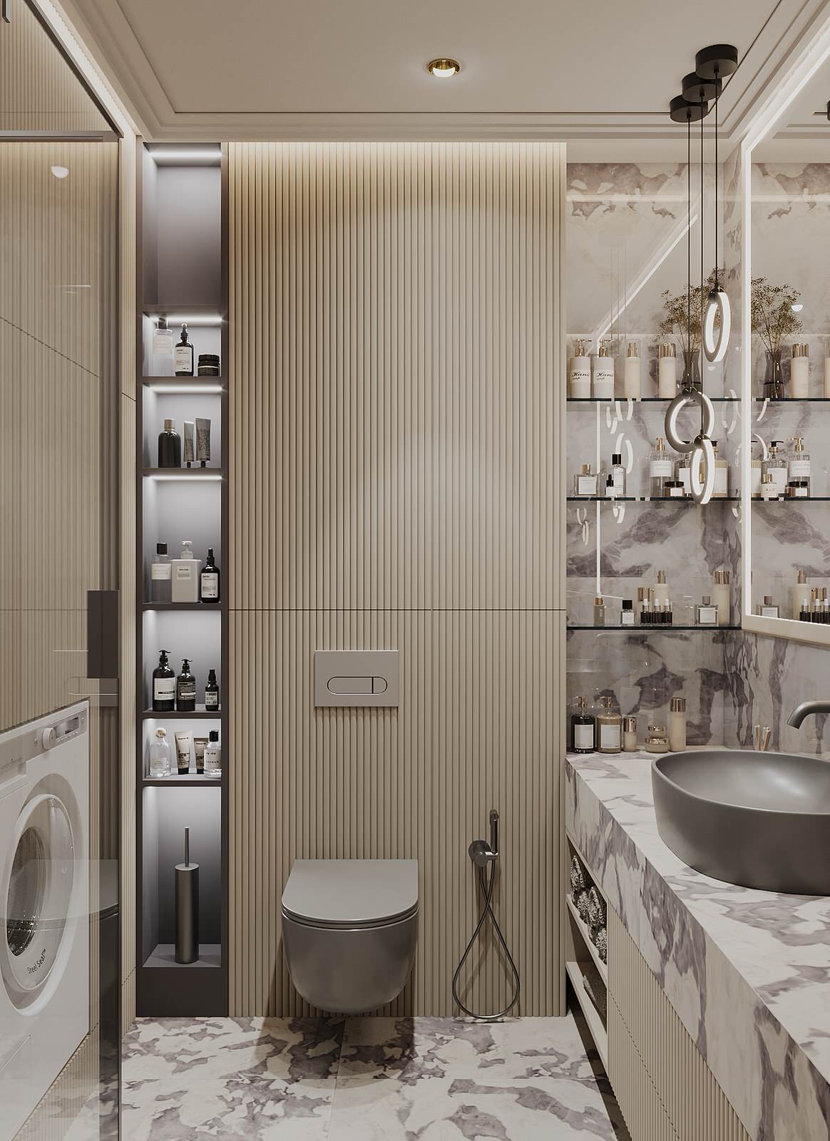 Интерьер 4-ёх комнатной квартиры_ "ПРИТЯЖЕНИЕ МАГМЫ"