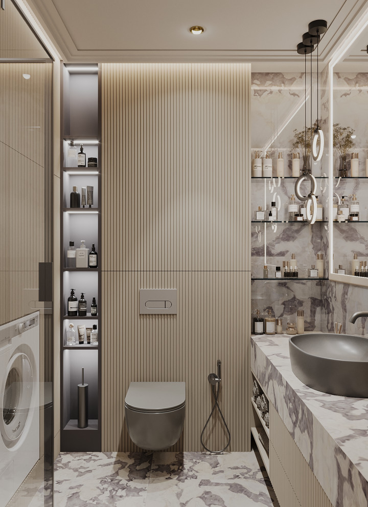 Интерьер 4-ёх комнатной квартиры_ "ПРИТЯЖЕНИЕ МАГМЫ"