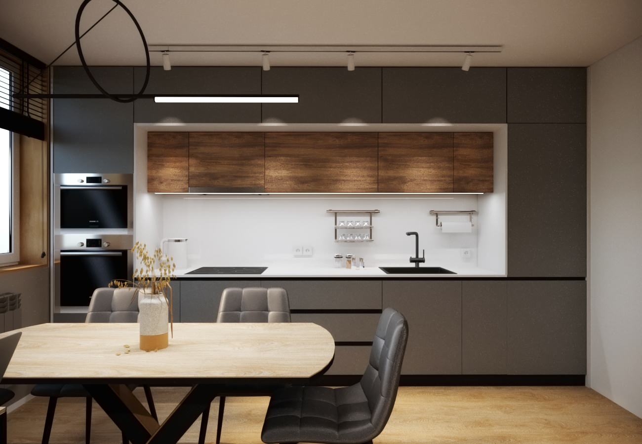 Проект для молодой семьи в центре Екатеринбурга, рядом с парком.