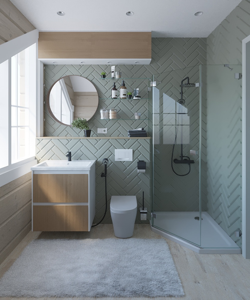 Двухэтажный деревянный дом