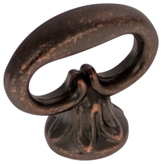 Manor House Mock Key Knob, Dark Antique Copper Finish