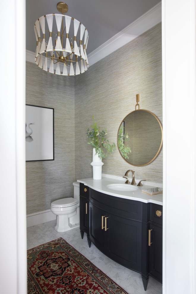 Kiawah Island Coastal Elegance - Beach Style - Powder Room - Charleston ...