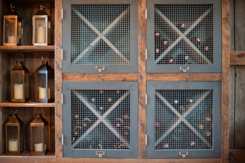 Inspiration for a country wine cellar in Portland Maine.