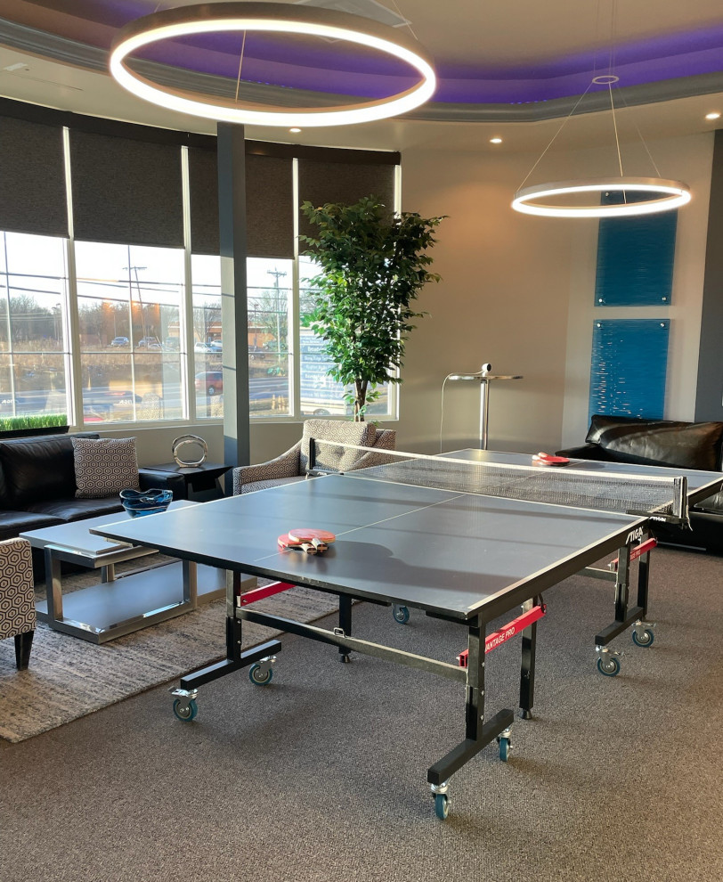 Contemporary Office Rec Room