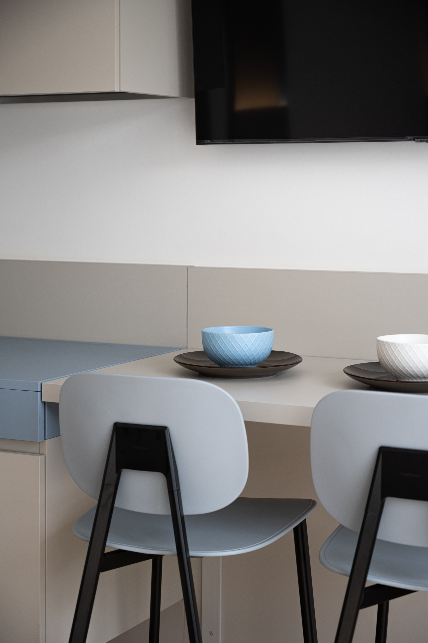 Blue apartment