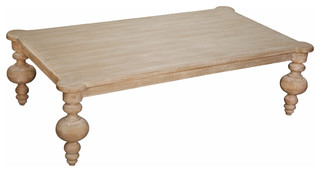 brenna french country white wash coffee table - traditional brenna french country white wash coffee table - traditional