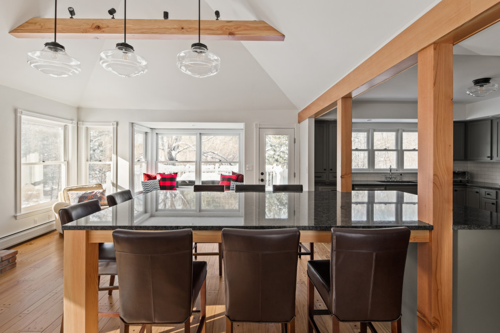 Transitional home design photo in Burlington