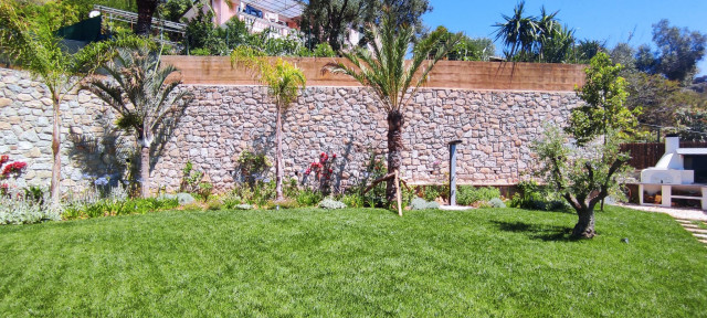 Villetta in citt&agrave; mediterran-garten