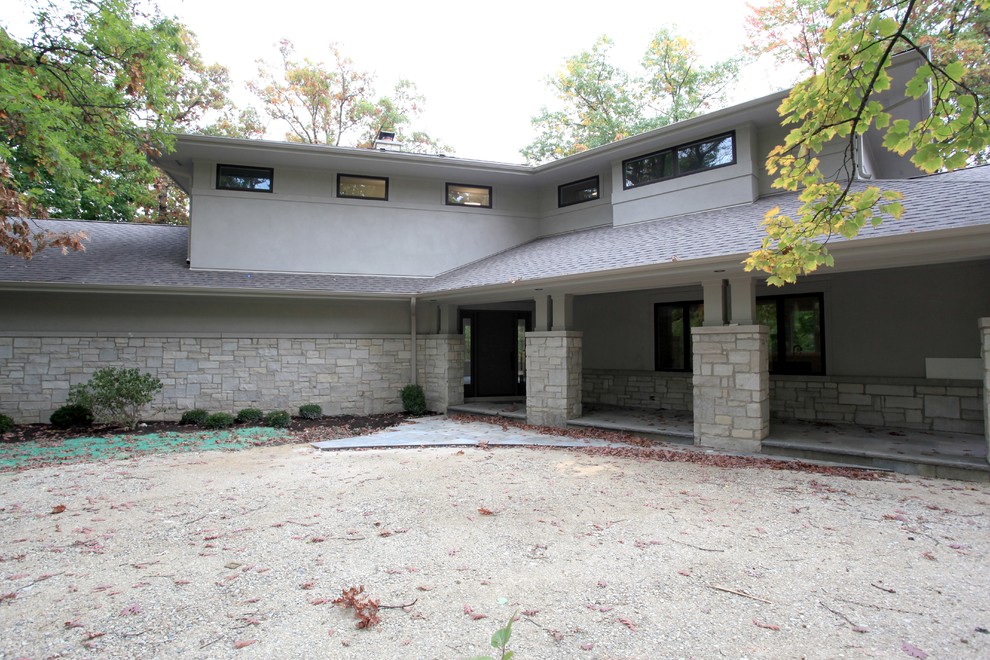 Transitional exterior home photo in Chicago