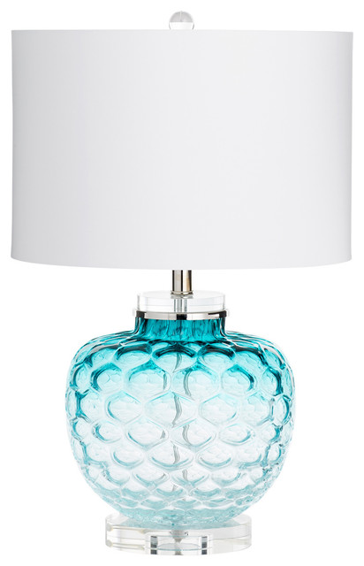 Cyan Design 09283-1 Ballard Table Lamp With CFL, Teal - Contemporary ...