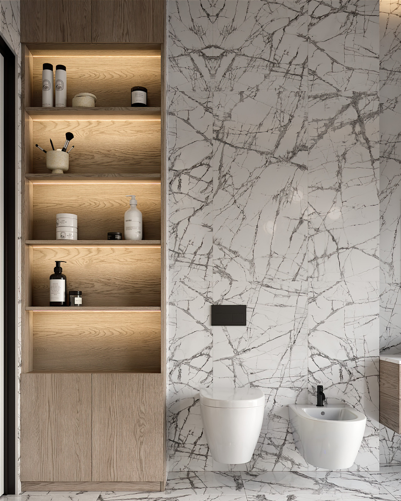 Мастер-ванная. Второй этаж.