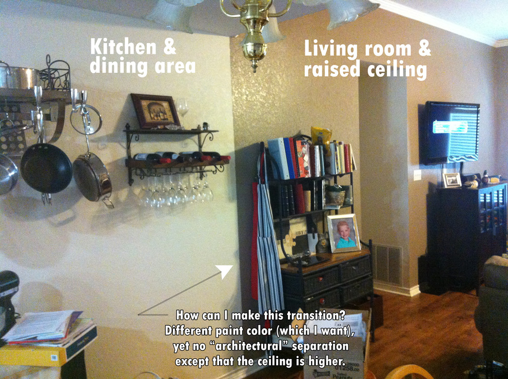 How do I make a "smooth" transition with two paint colors on a long