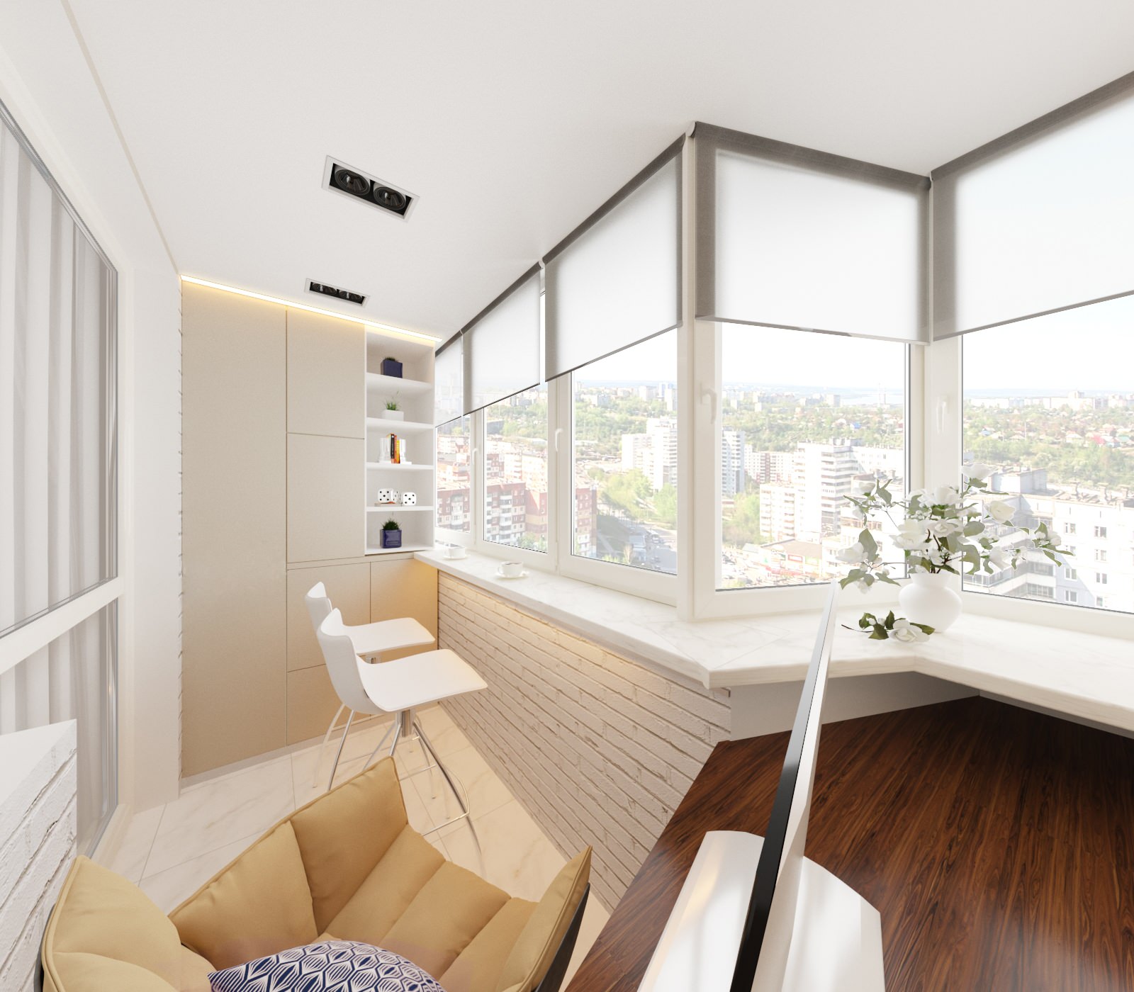 Кухня-гостиная в современном стиле