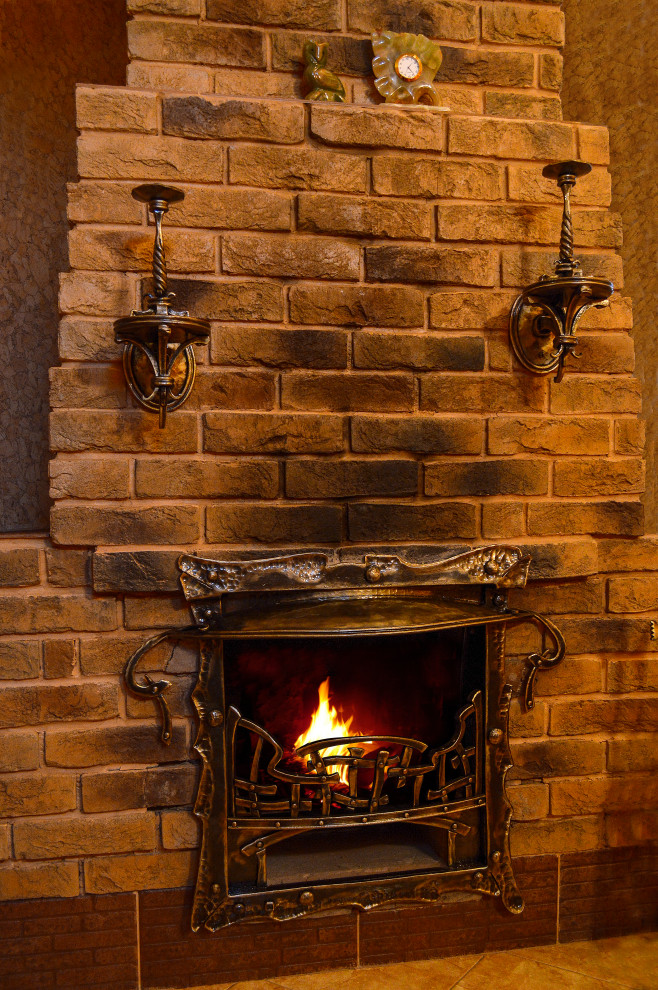 Оформление каминов художественной ковкой