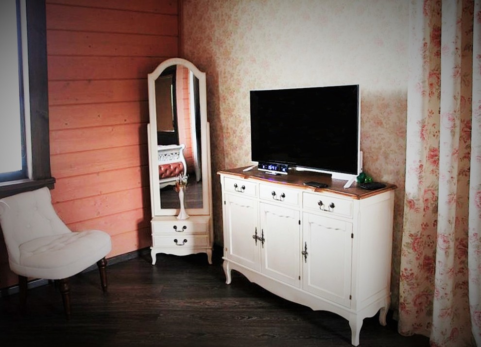 Проект деревянного дома из клееного бруса в стиле прованс