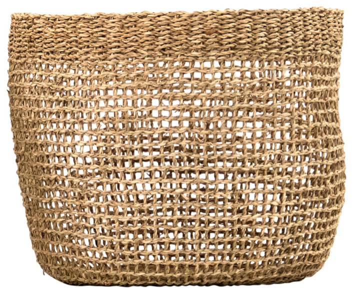 Large Woven Basket Beach Style Baskets by Zentique, Inc. Houzz