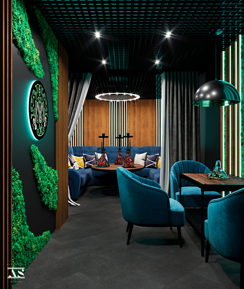 Дизайн-проект сети кальянной Мята Lounge