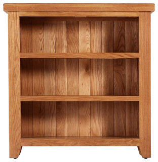 Traditional Low Oak Bookcase Country Bookcases By Jlc