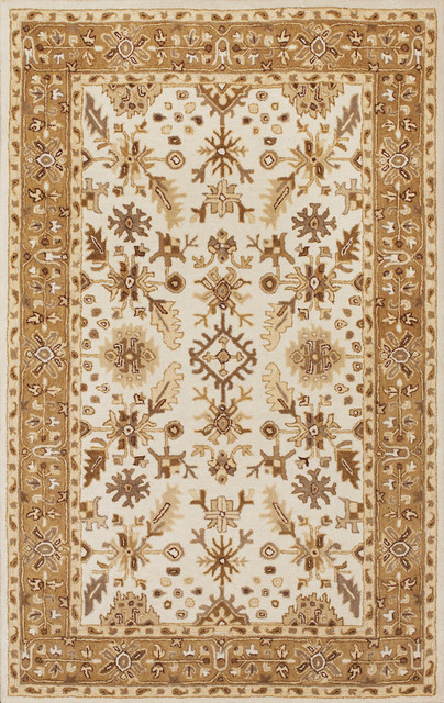 Jaipur 3862 Ivory, Coffee Tapestry, 8'x10'6"