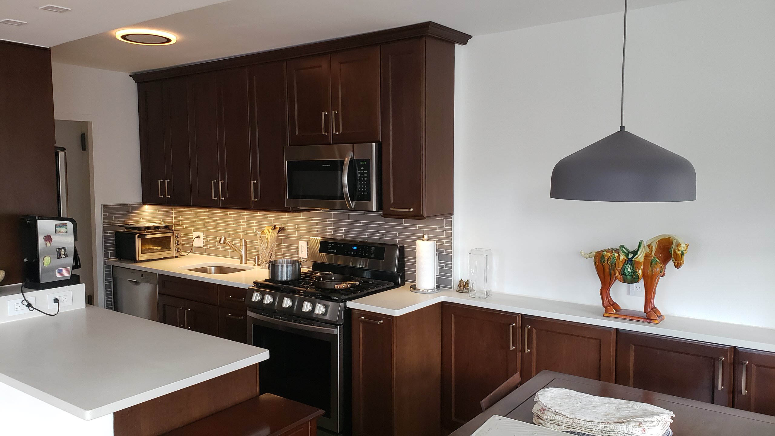 Kitchen remodeling and custom cabinetry addition - Manhattan, NY
