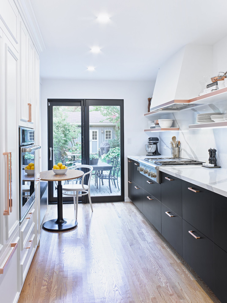Unique White Kitchen Cabinets Toronto for Small Space
