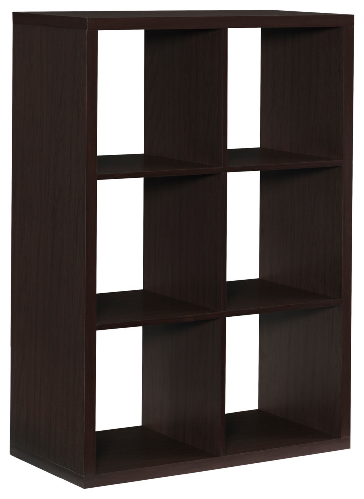 Galli 6 Cubby Storage Cabinet Espresso Transitional Storage Cabinets By Skyline Decor Houzz 4788