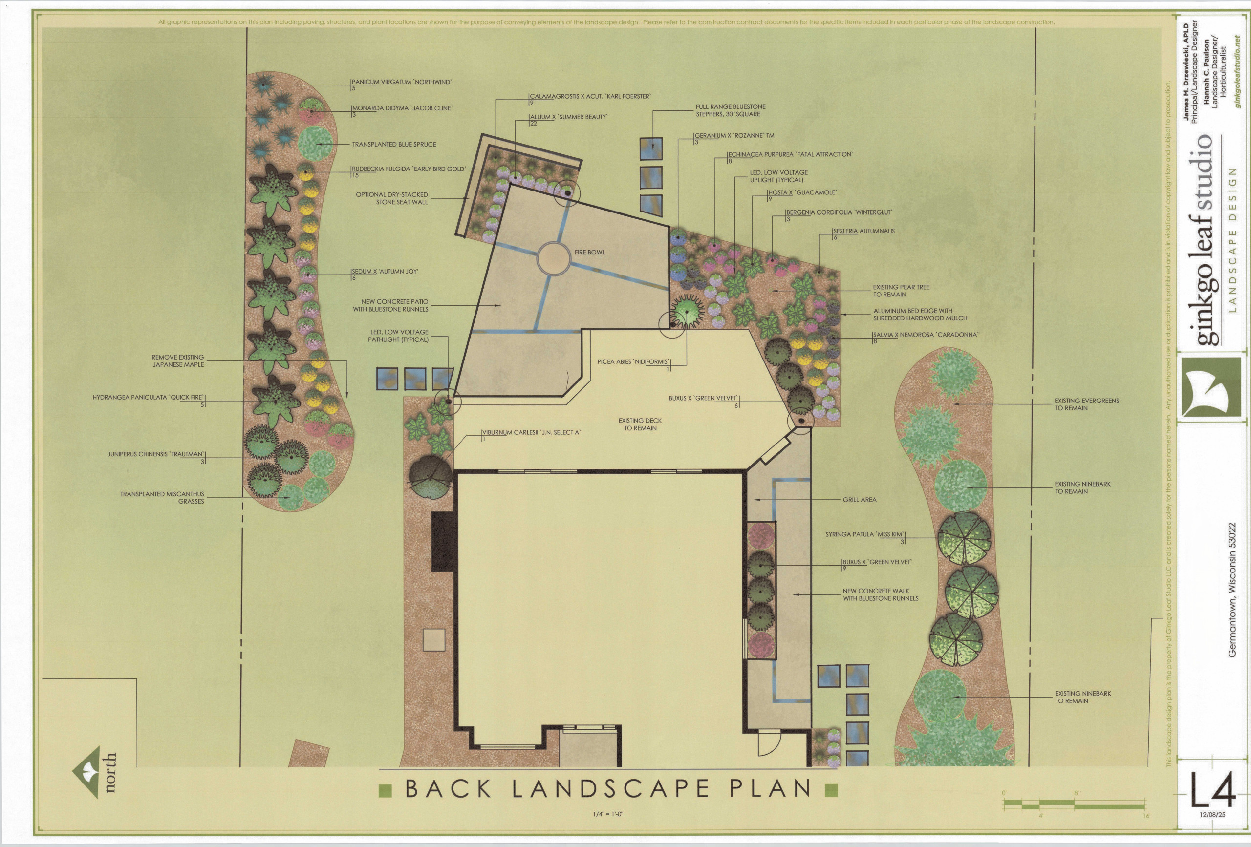 Contemporary Landscape Makeover - Germantown, WI