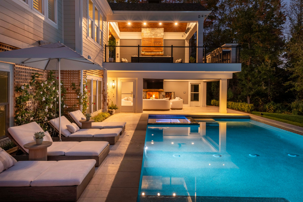 Transitional pool photo in DC Metro