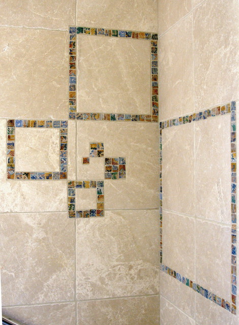 Kitchen & Bath Tiling: Traditional to Modern modern-badrum