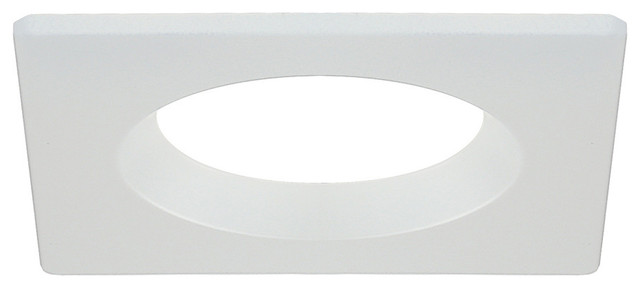 4 Pack White Square Recessed Light Trim Contemporary Recessed Trims By W86 Trading Co Llc Houzz