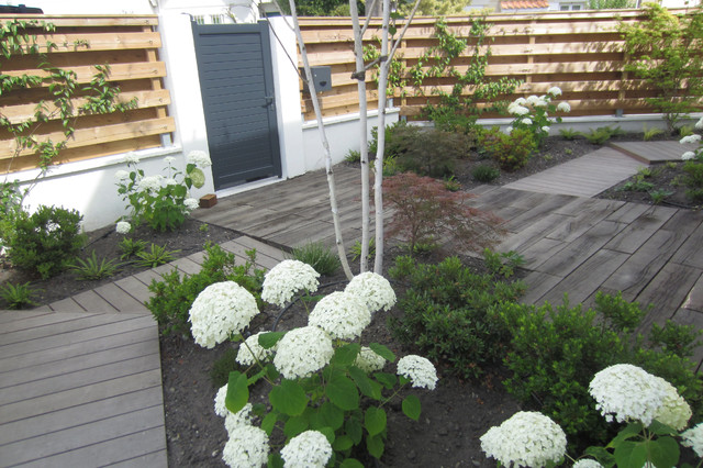Jardin Bordeaux Caud&eacute;ran contemporary-garden