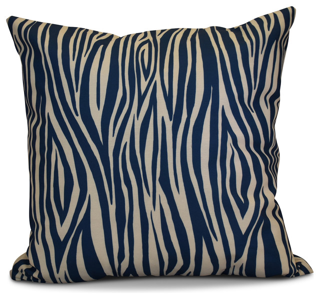 Wood Stripe Geometric Print Pillow Contemporary Decorative Pillows