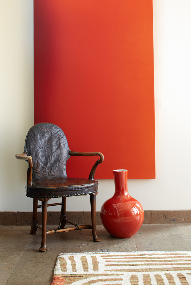 Example of a transitional entryway design in Phoenix