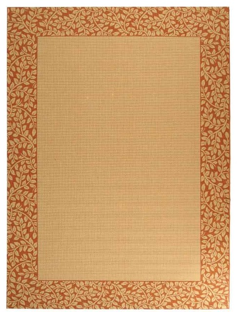 Courtyard Brown/Red Area Rug CY0727-3201, 2'4