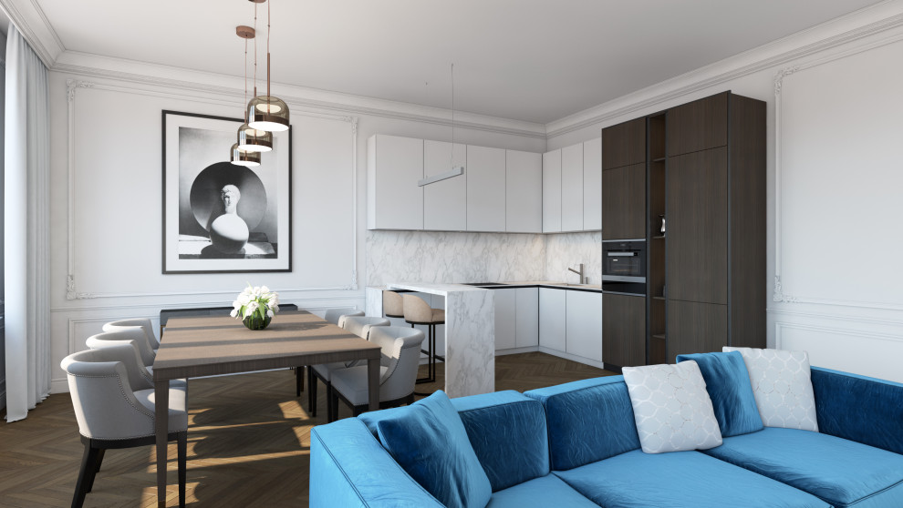 Квартира в стиле паризьен