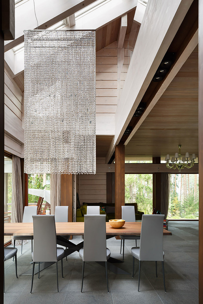 Загородный дом в Рощино. Фотографии.