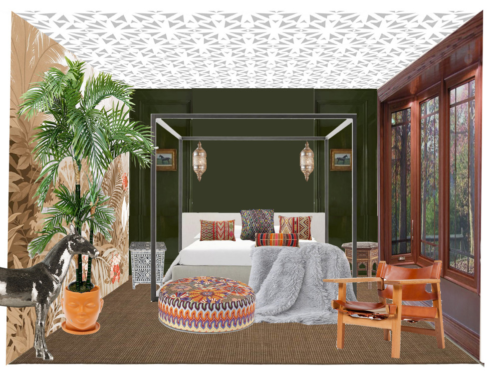 Спальня в американском стиле