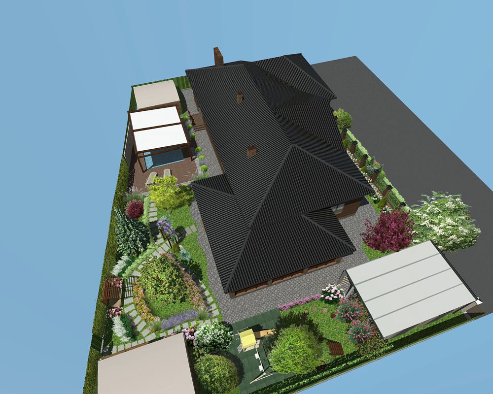 Ландшафтный дизайн участка в Белореченском районе