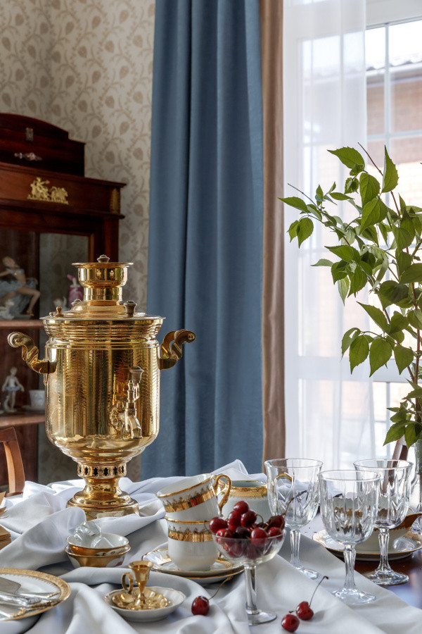 Интерьер дуплекса в поселке Бристоль Московская область часть. Левое крыло