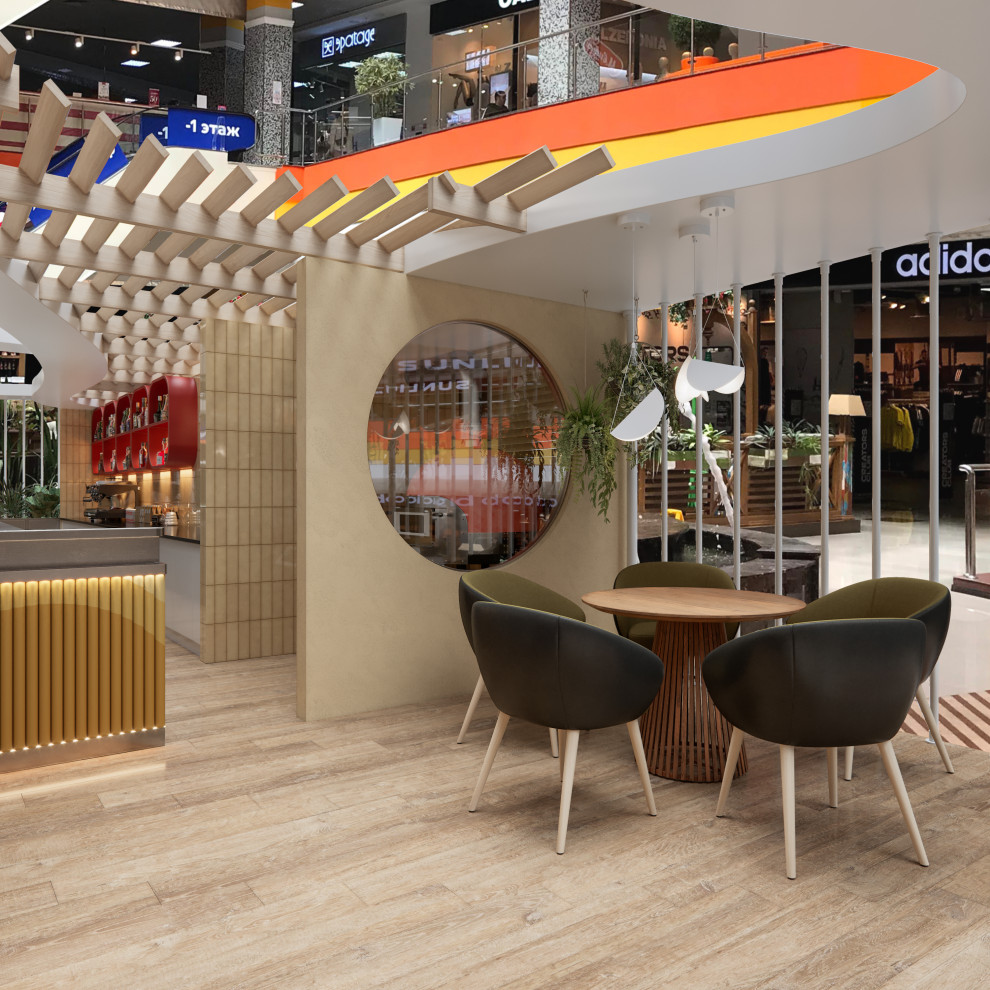 Дизайн интерьера кафе