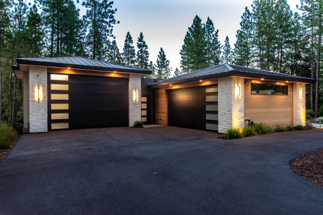 Modern Prairie contemporaneo-fachada