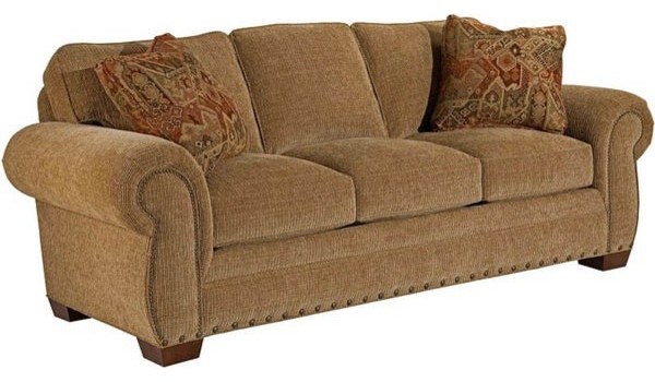Broyhill Furniture - Cambridge Traditional Style Stationary Sofa - 5054-3
