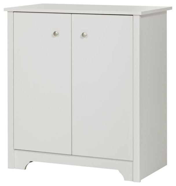 South Shore Vito Small 2Door Storage Pure White