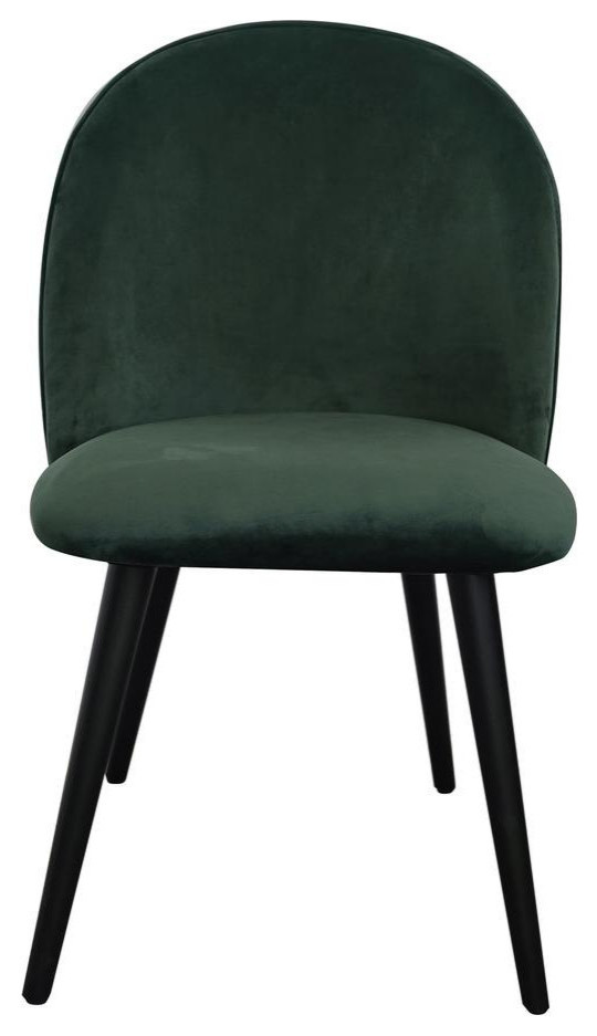 20 Inch Dining Chair Green (Set Of 2) Green Contemporary Contemporary