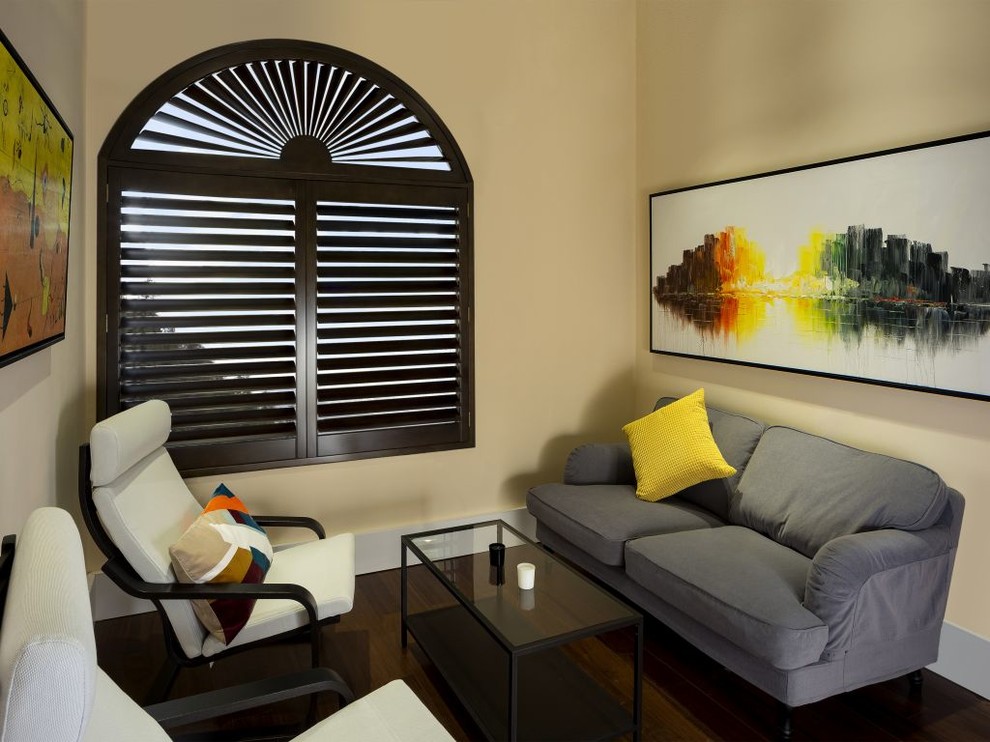 Photo of a contemporary living room in Central Coast.