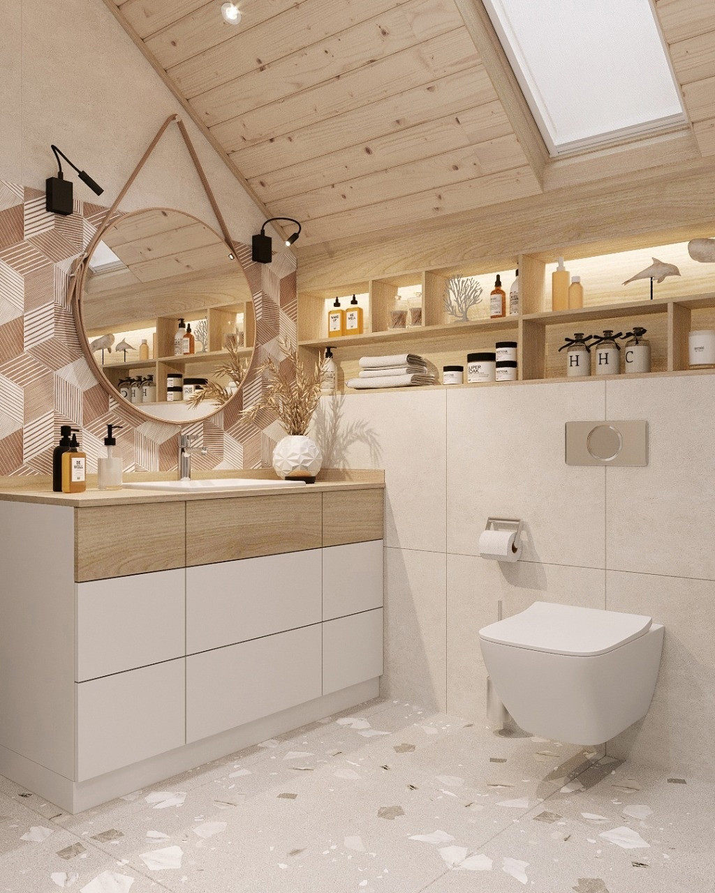 п.Родной_Санузлы 1 и 2 этаж