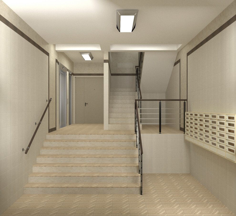 Визуализации подъезда в Печатниках