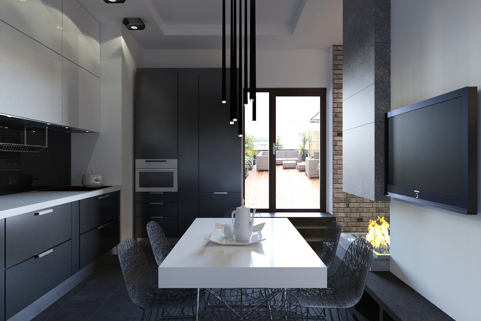 пентхаус в стиле лофт