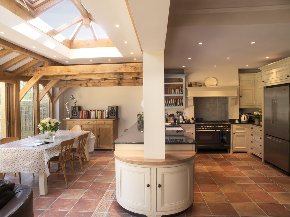 Central London Orangery Kitchen West Midlands by Prime Oak Ltd
