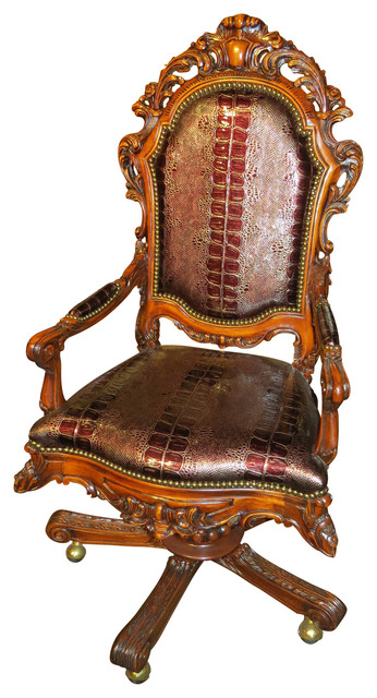 Bard of Avon Carved Armchair